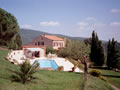 Pool and house